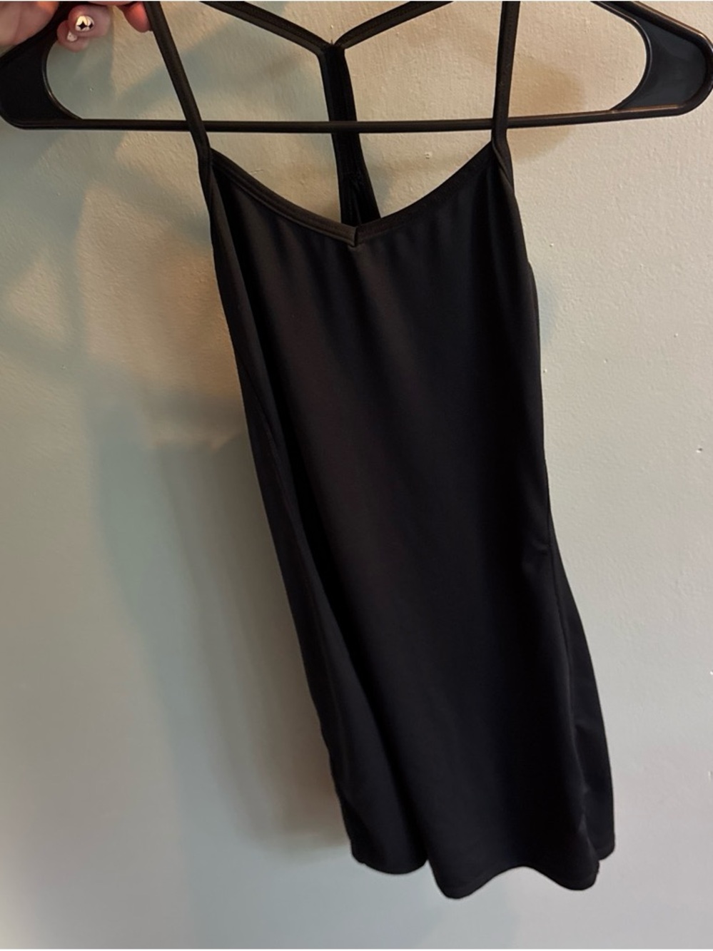 90 Degree By Reflex Black Spaghetti Strap Slip Dress